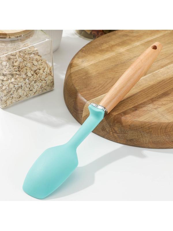 Лопатка Доляна «Лагуна», 31×5,5×2,5 см, цвет голубой