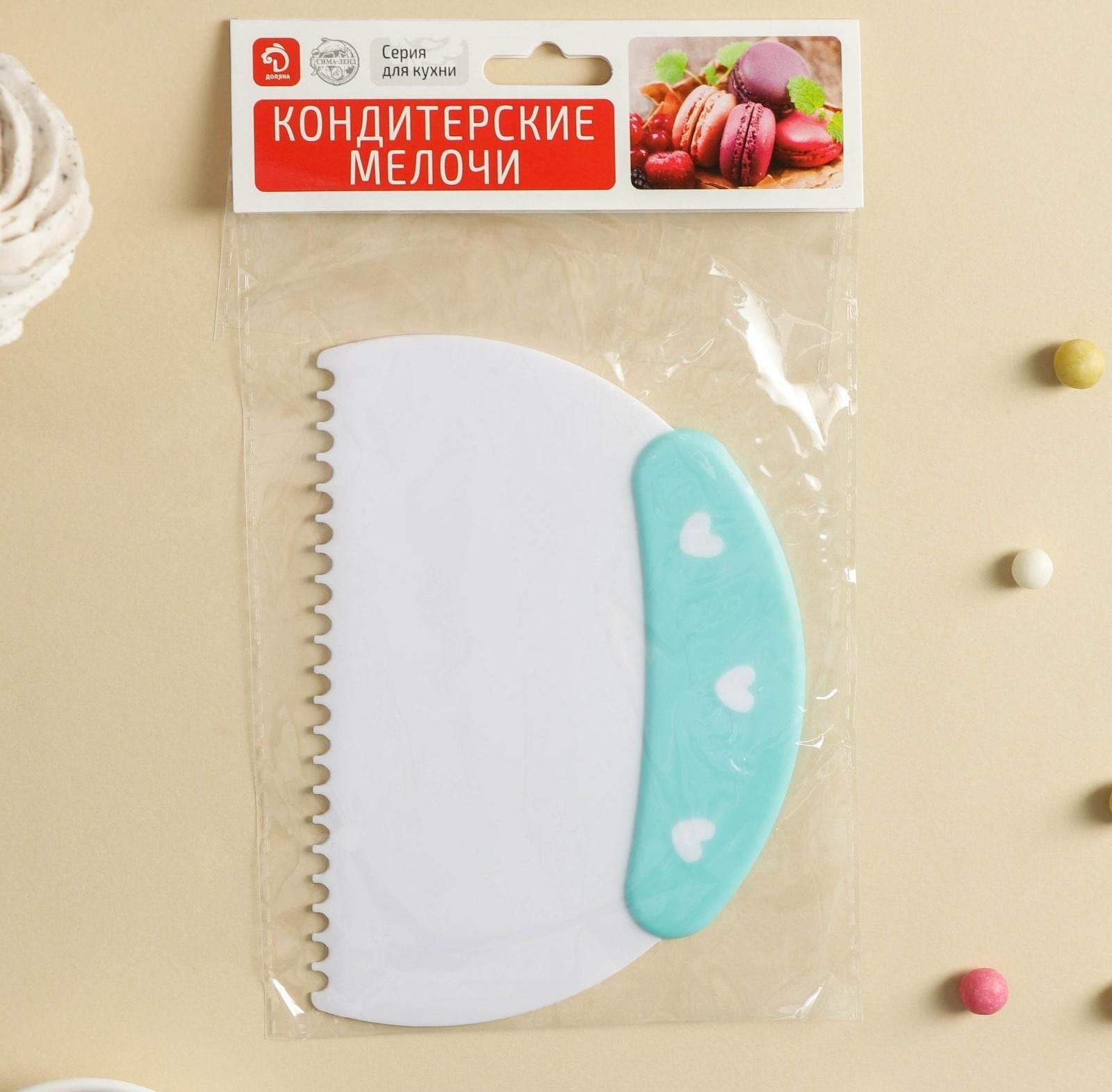 Шпатель кондитерский «Небесное парфе», 15×10,5 cм