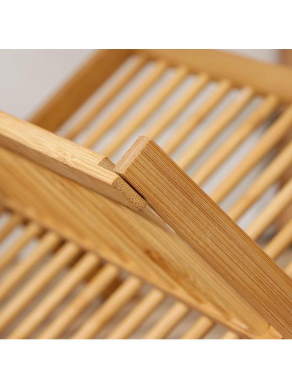 Сушилка для посуды «Бамбуковый лес», 2 яруса, 47×30 см, бамбук