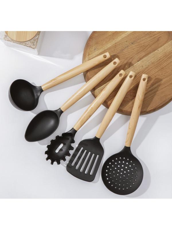 Набор кухонных принадлежностей Доляна «Брауни», 5 предметов, нейлон