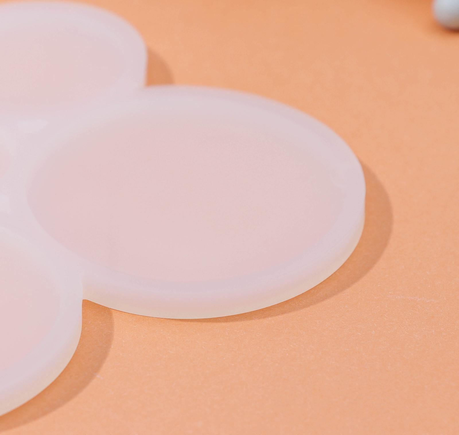 Форма для леденцов «Кругляши», 6 ячеек, 17×15,5×0,7 см, цвет белый