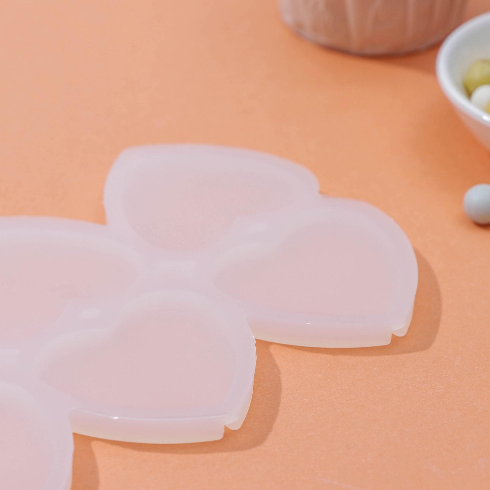 Форма для леденцов «Влюблённость», 6 ячеек, 16×10×0,7 см, цвет белый