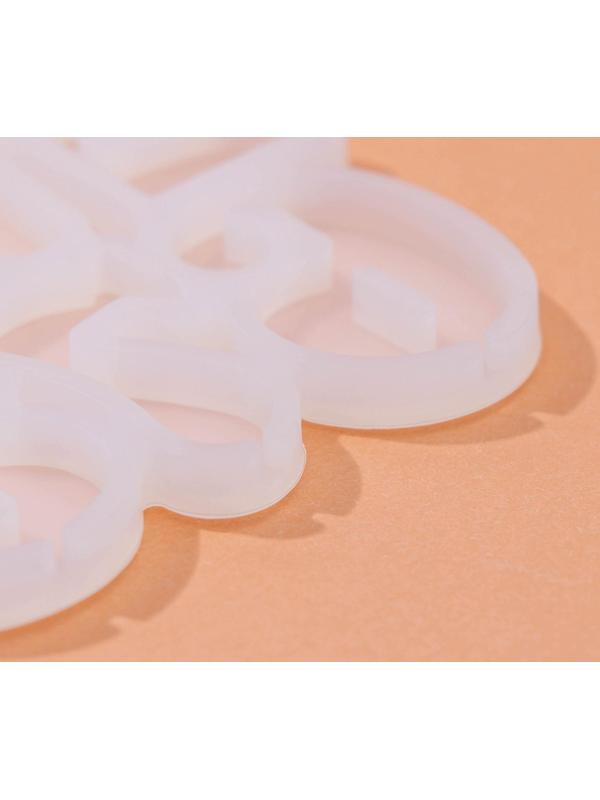 Форма для леденцов «Цифры», 10 ячеек, 16,5×10×0,7 см, цвет белый