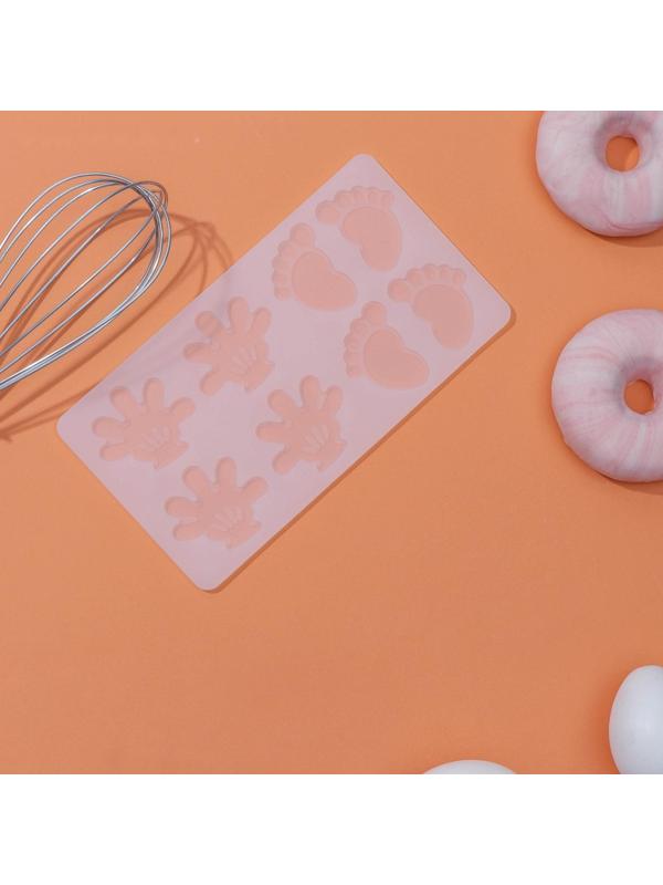 Силиконовый коврик для айстинга «Следопыт», 8 ячейки, 19×10,5×0,4 см, цвет прозрачный