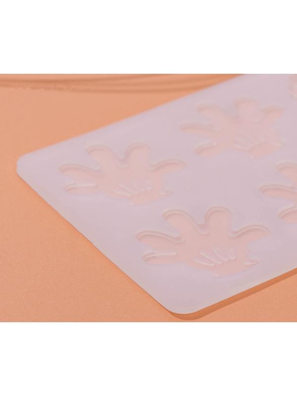 Силиконовый коврик для айстинга «Следопыт», 8 ячейки, 19×10,5×0,4 см, цвет прозрачный