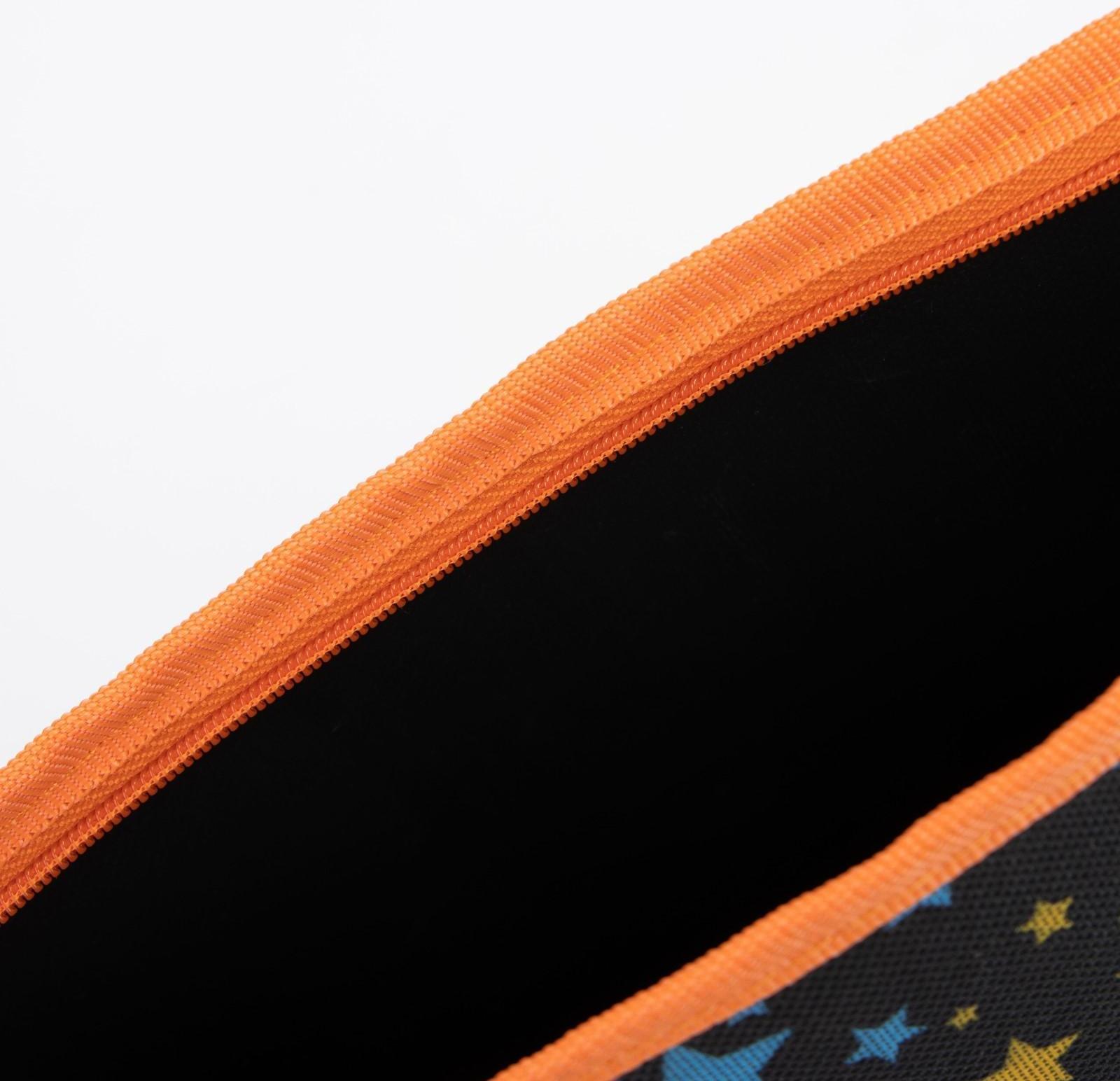 Косметичка на молнии, с подкладом, цвет чёрный