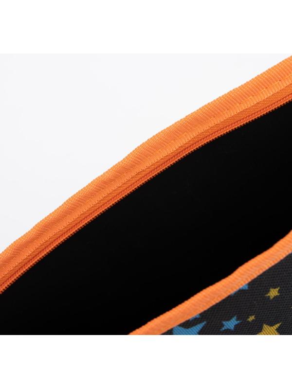 Косметичка на молнии, с подкладом, цвет чёрный