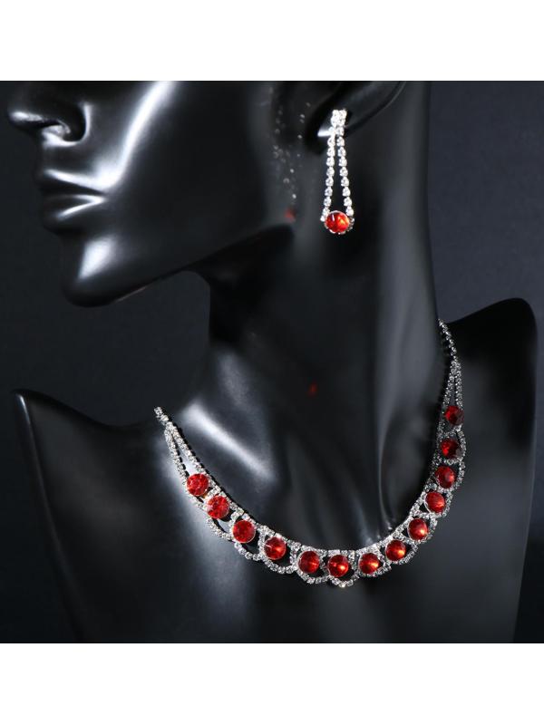 Набор 2 предмета: серьги, колье 