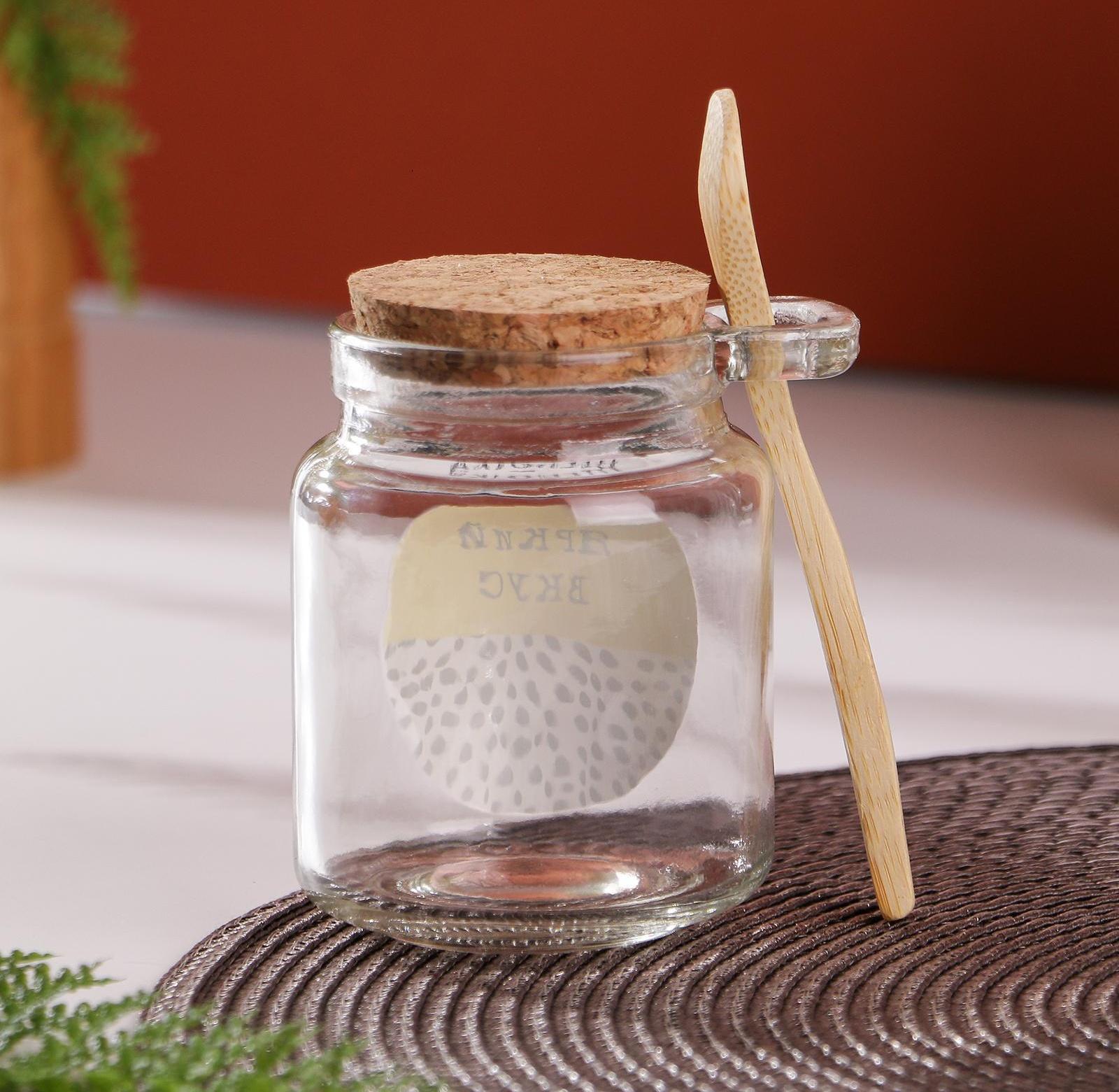 Банка для хранения с ложкой «Яркий вкус», 300 мл