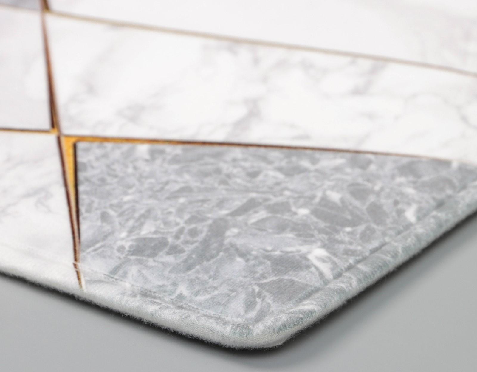 Коврик для ванной Доляна «Мрамор», 45×120 см