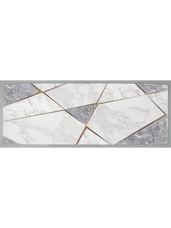 Коврик для ванной Доляна «Мрамор», 45×120 см