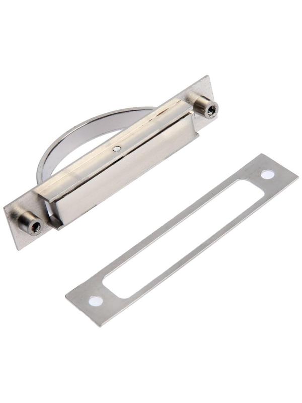 Ручка потайная CAPPIO, цинк, м/о 85 мм, L =100 мм, цвет матовый никель