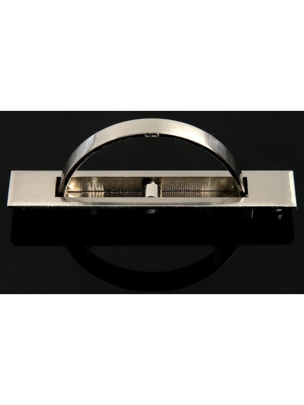 Ручка потайная CAPPIO, цинк, м/о 85 мм, L =100 мм, цвет матовый никель