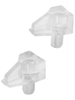 Полкодержатель, прозрачный, пакет 500 шт