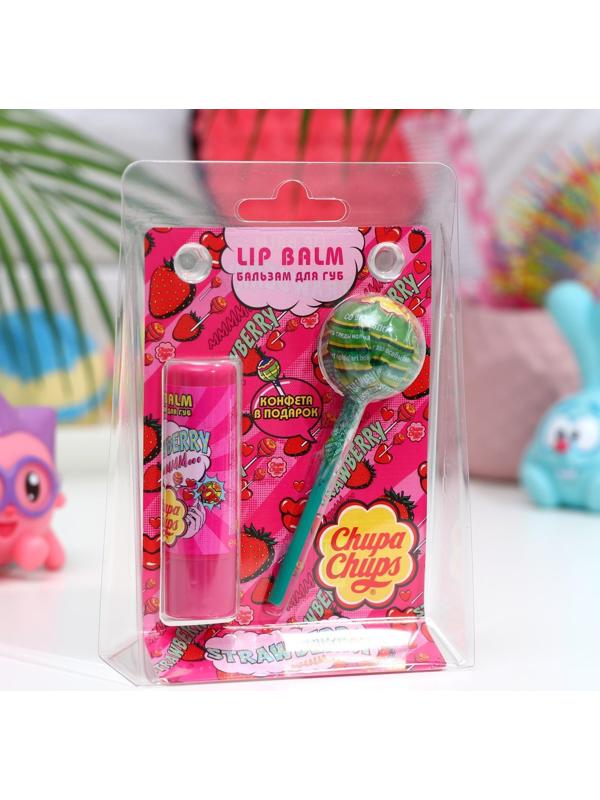 Набор Бальзам для губ Chupa chups Клубника и Карамель 4,2 г
