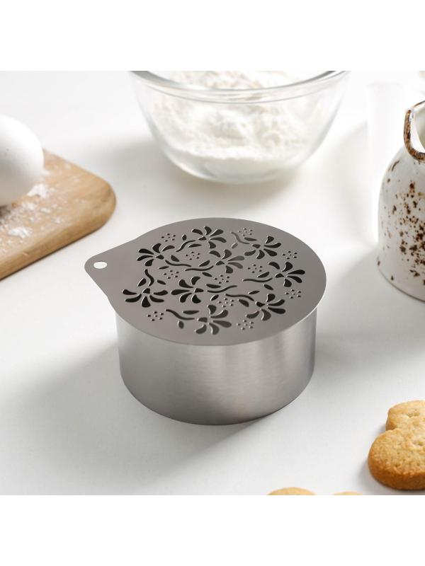 Форма для выкладки с прессом и трафаретом «Весна», 12×8×6,5 см