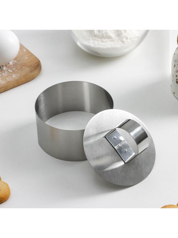 Форма для выкладки с прессом и трафаретом «Весна», 12×8×6,5 см