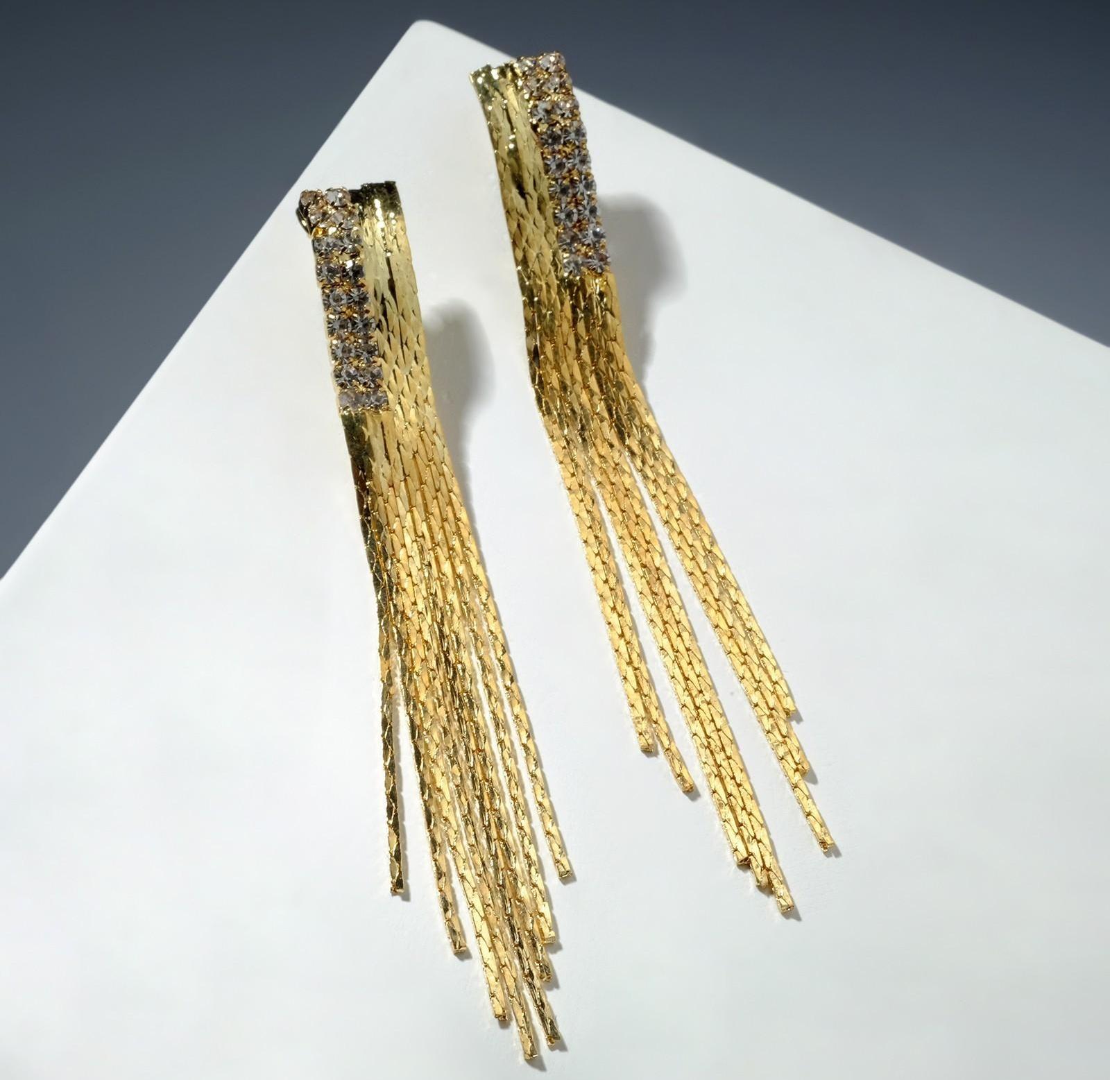 Серьги висячие 