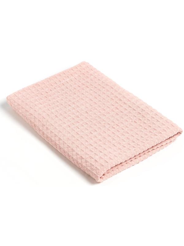 Набор для бани и ванной Этель «Вафля» полотенце 70*140 см+чалма 21*25 см, цв.розовый