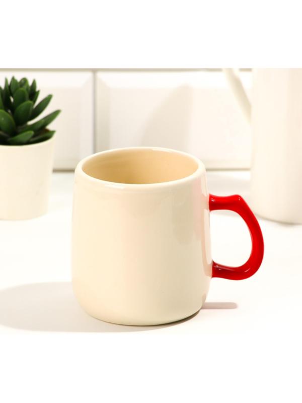 Кружка с крышкой и ложкой 