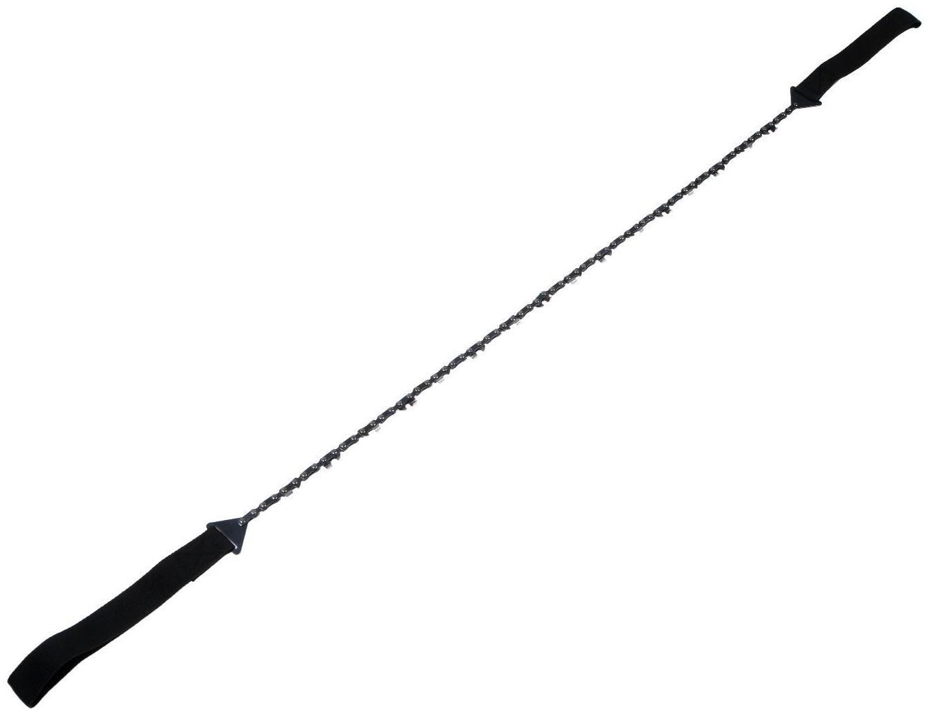 Пила ручная цепная ТУНДРА, карманная, походная, чехол-кобура, зуб через звено, 1000 мм