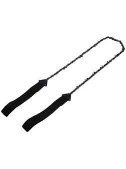 Пила ручная цепная ТУНДРА, карманная, походная, чехол-кобура, зуб через звено, 1000 мм