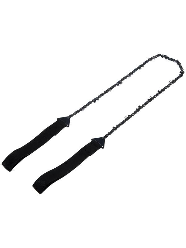 Пила ручная цепная ТУНДРА, карманная, походная, чехол-кобура, зуб через звено, 1000 мм