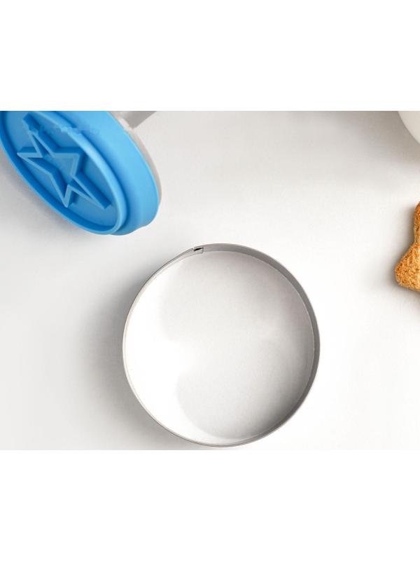 Набор для приготовления печенья «Звезда», 2 шт: печать и форма для вырезания