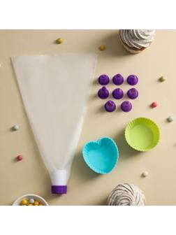 Набор кондитерский, 15 предметов: 8 насадок, 6 формочек, кондитерский мешок с адаптером