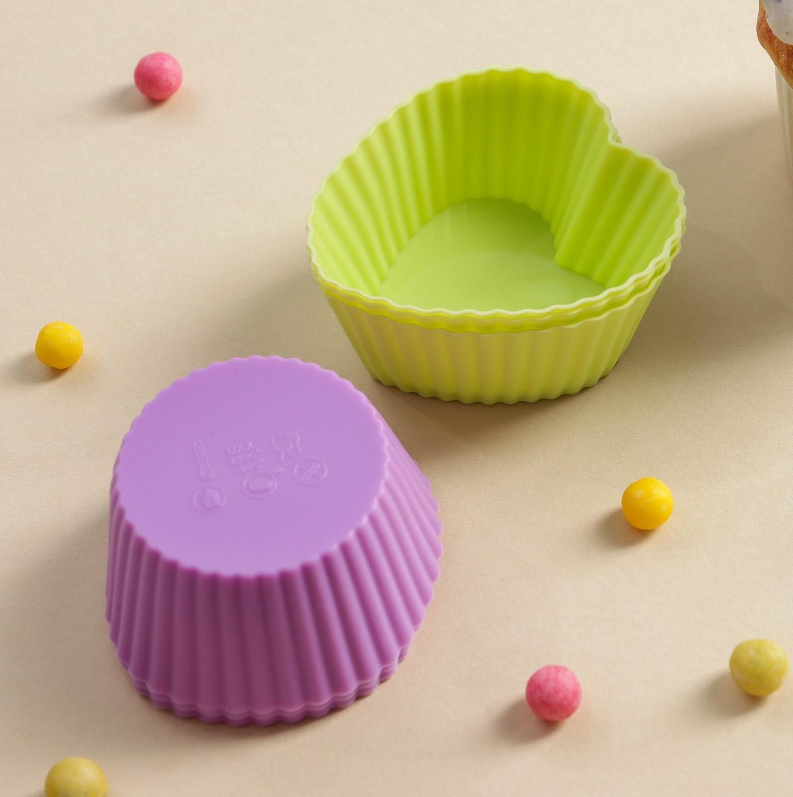 Набор кондитерский, 13 предметов: 6 насадок, 6 формочек, кондитерский шприц