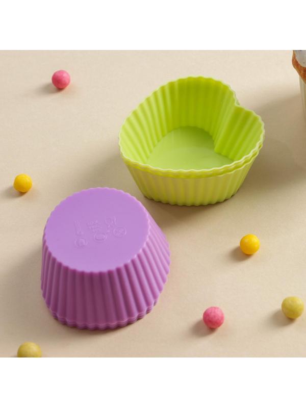 Набор кондитерский, 13 предметов: 6 насадок, 6 формочек, кондитерский шприц