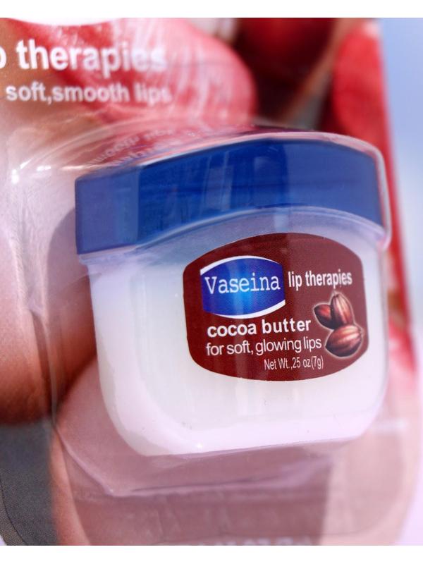 Вазелин косметический для губ с какао-маслом
