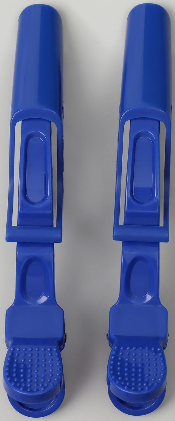 Набор зажимов для волос, 11,5 см, 2 шт, цвет МИКС