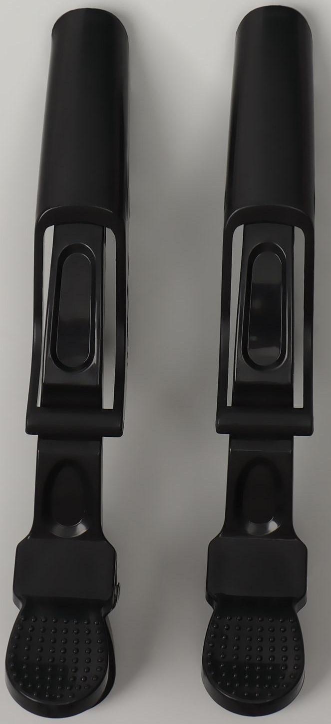 Набор зажимов для волос, 11,5 см, 2 шт, цвет МИКС