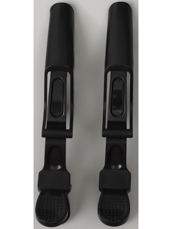 Набор зажимов для волос, 11,5 см, 2 шт, цвет МИКС