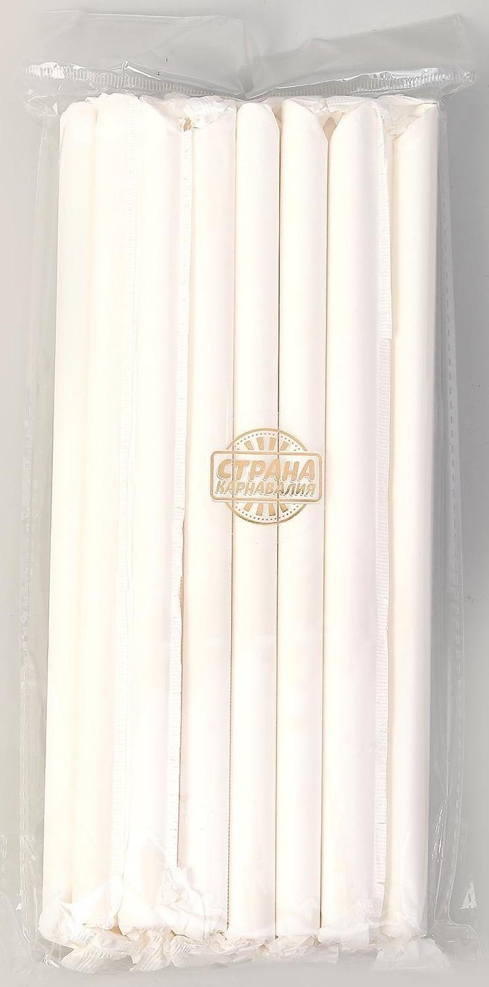 Трубочки для коктейля, бумажные, в индивидуальной упаковке, D= 1,2 см.