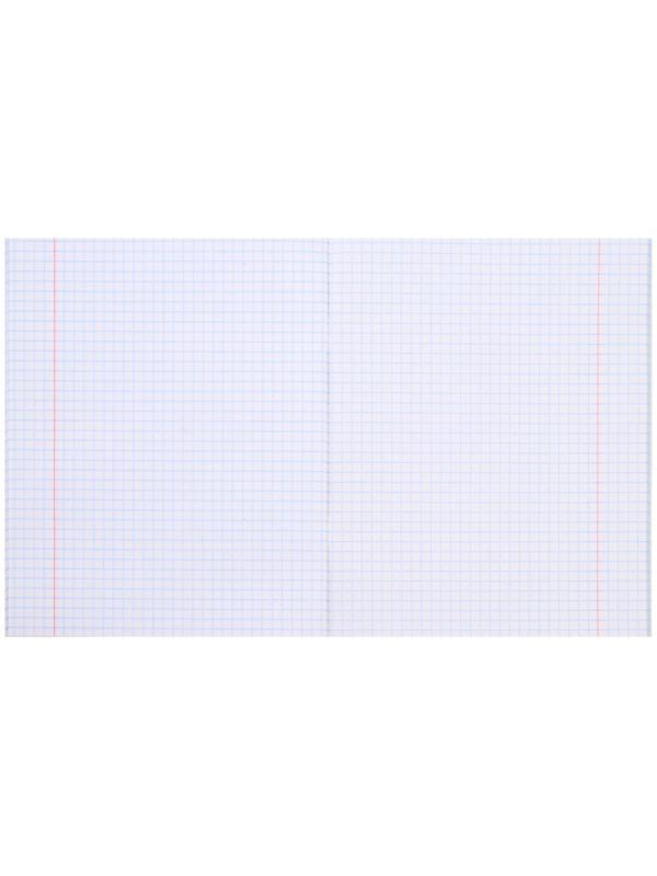 Тетрадь 48 листов в клетку Croco, бумвинил metallic, тиснение, блок офсет, чёрный / 1 шт.