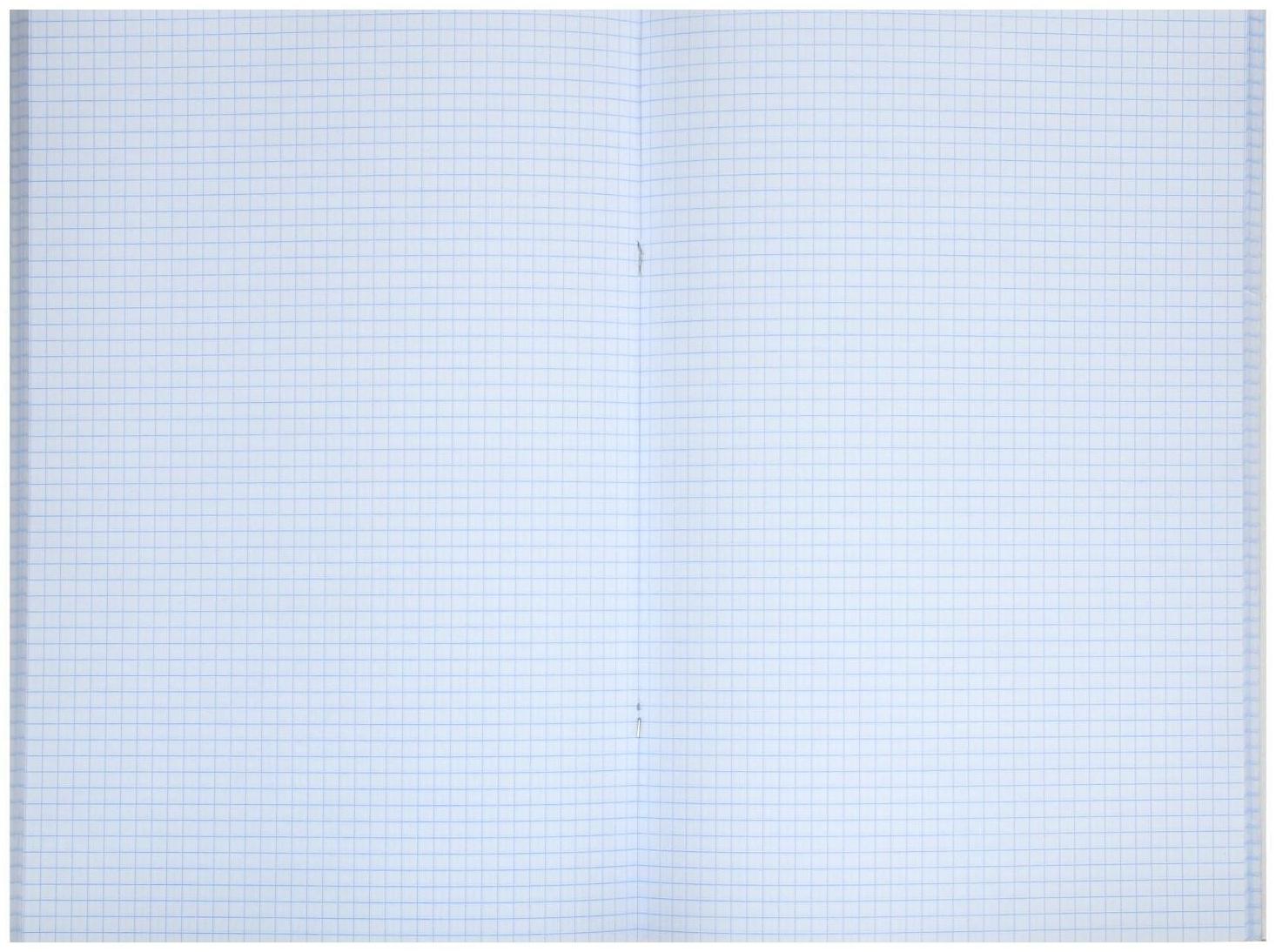 Тетрадь А4 Hatber, 96 листов в клетку Croco, бумвинил metallic, тиснение, блок офсет / Чёрная