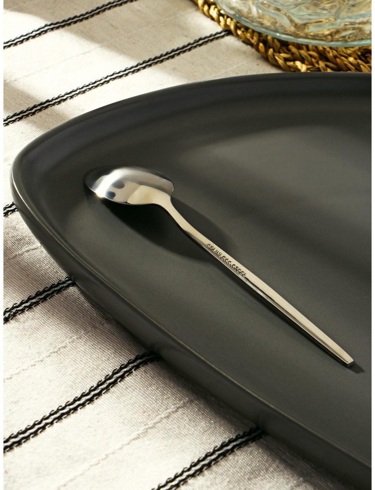 Ложка чайная из нержавеющей стали Magistro «Блинк», 14,5×3, на подвесе, цвет серебряный