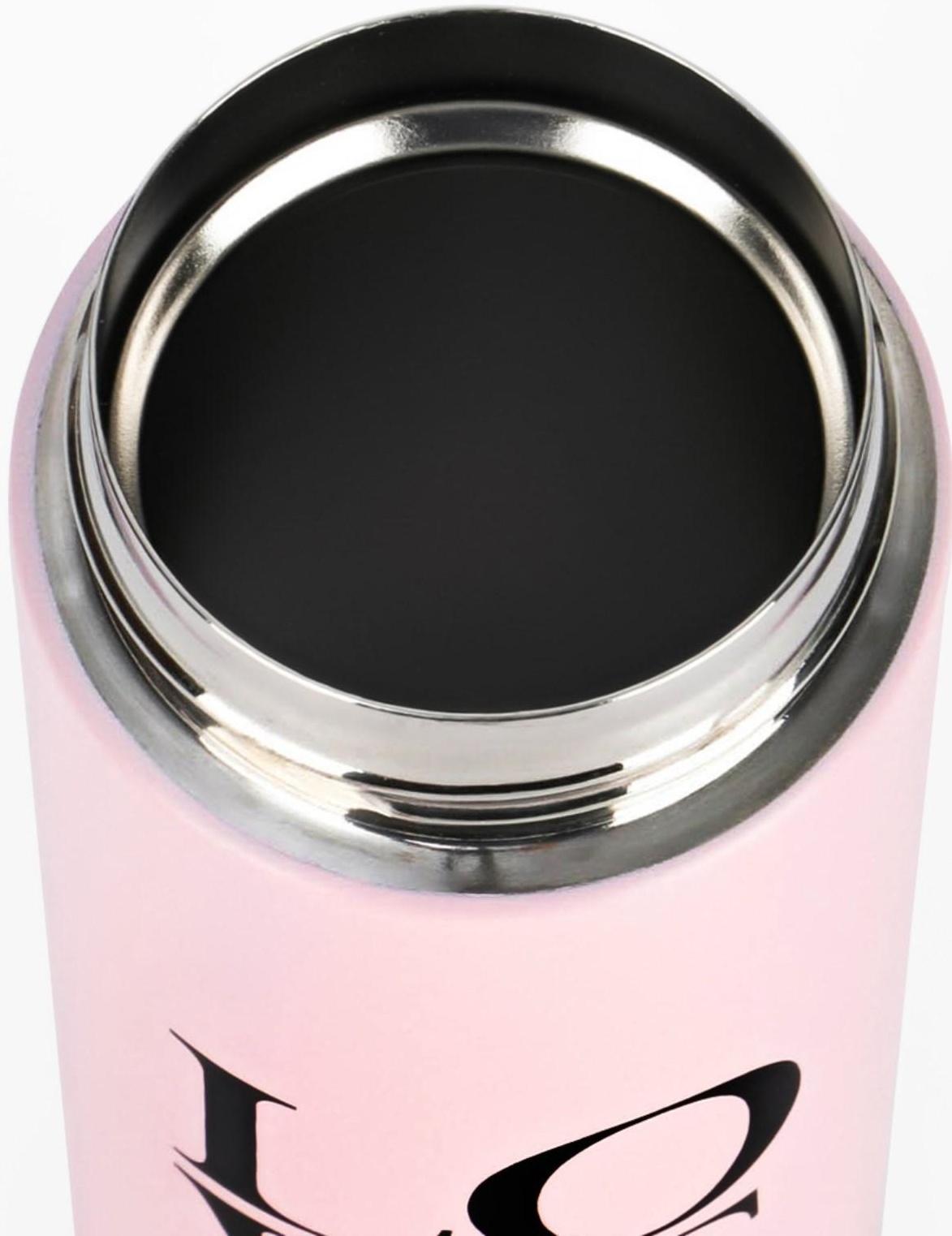 Термокружка, серия: Simple, Love your Life, 420 мл, сохраняет тепло 8 ч, с термометром