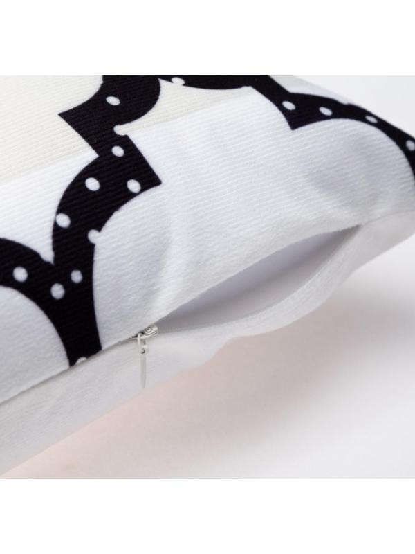 Наволочка декоративная Этель Геометрия «Узор» 40х40 см, велюр