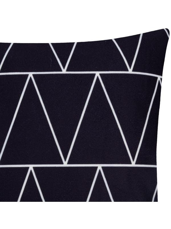 Наволочка декоративная Этель Геометрия «Зигзаги» 40х40 см, велюр
