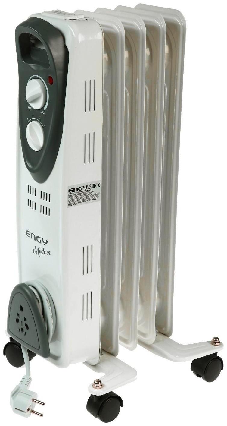 Обогреватель ENGY EN-2205 Modern, масляный, 1000 Вт, 5 секций, белый