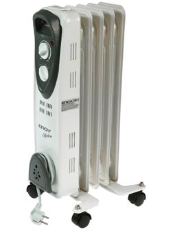 Обогреватель ENGY EN-2205 Modern, масляный, 1000 Вт, 5 секций, белый