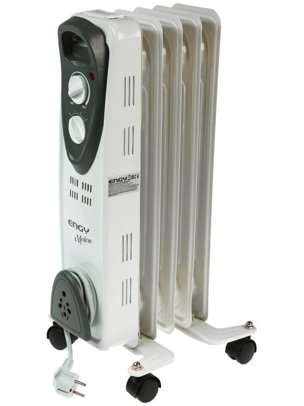 Обогреватель ENGY EN-2205 Modern, масляный, 1000 Вт, 5 секций, белый