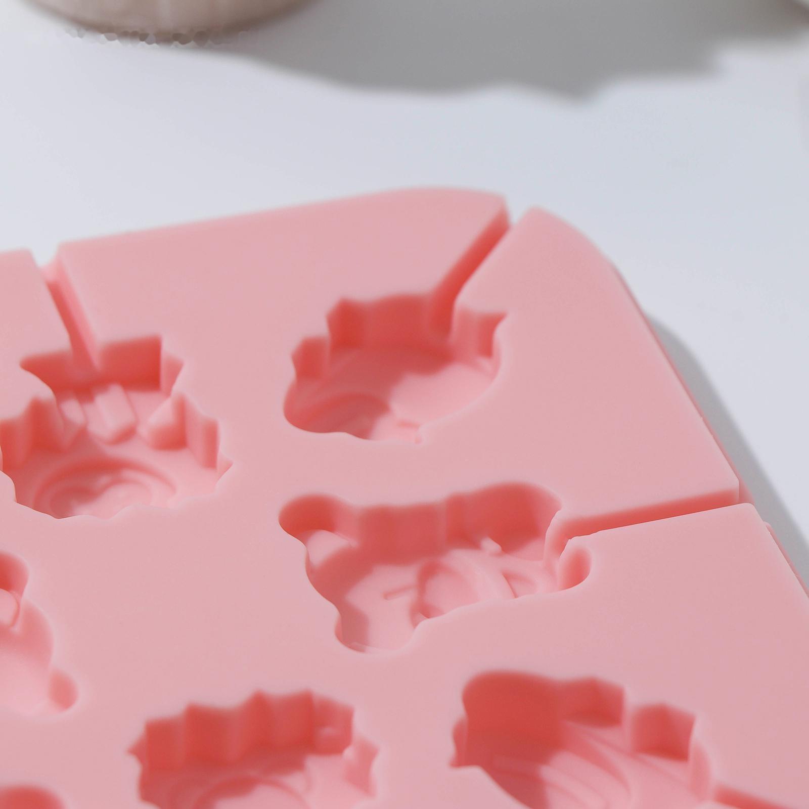 Форма для леденцов «Зоопарк», 8 ячеек, 14,5×14,5×1,5 см, с палочками 20 шт, цвет МИКС