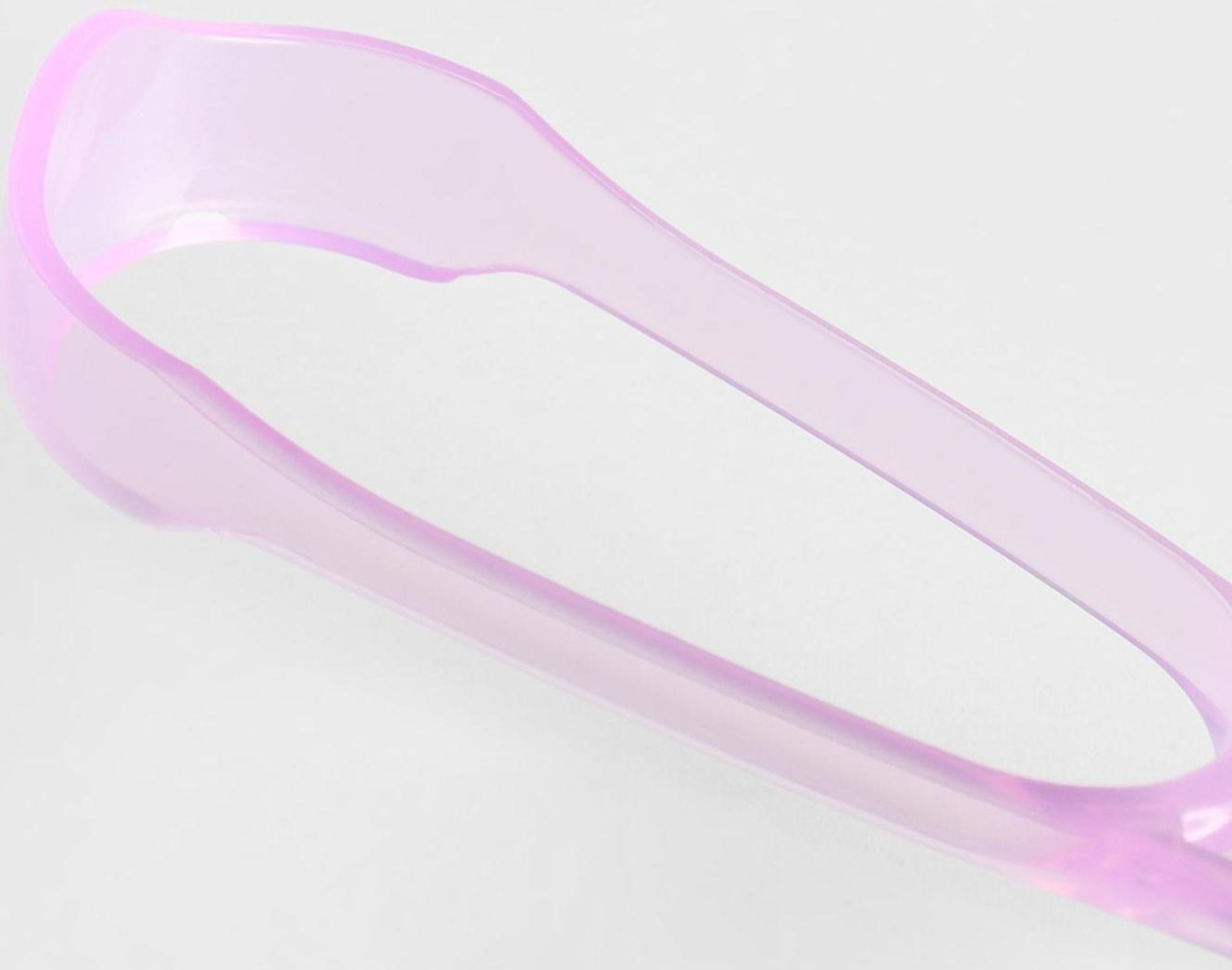 Скребок для чистки языка, фиолетовый