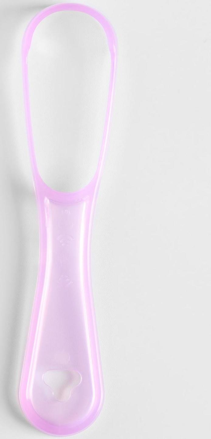 Скребок для чистки языка, фиолетовый