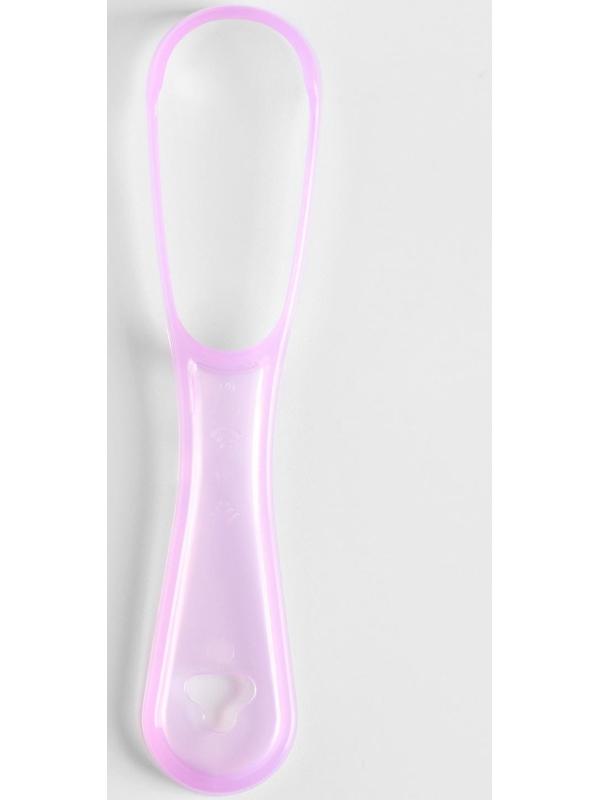 Скребок для чистки языка, фиолетовый