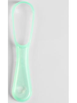 Скребок для чистки языка, зеленый